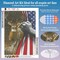 Patriotic Deer Diamond Painting Kit for Adults & Beginners – 5D DIY Full Drill American Flag Diamond Art, 12x16 Inch, Home Wall Decor & Craft Gift (Deer)